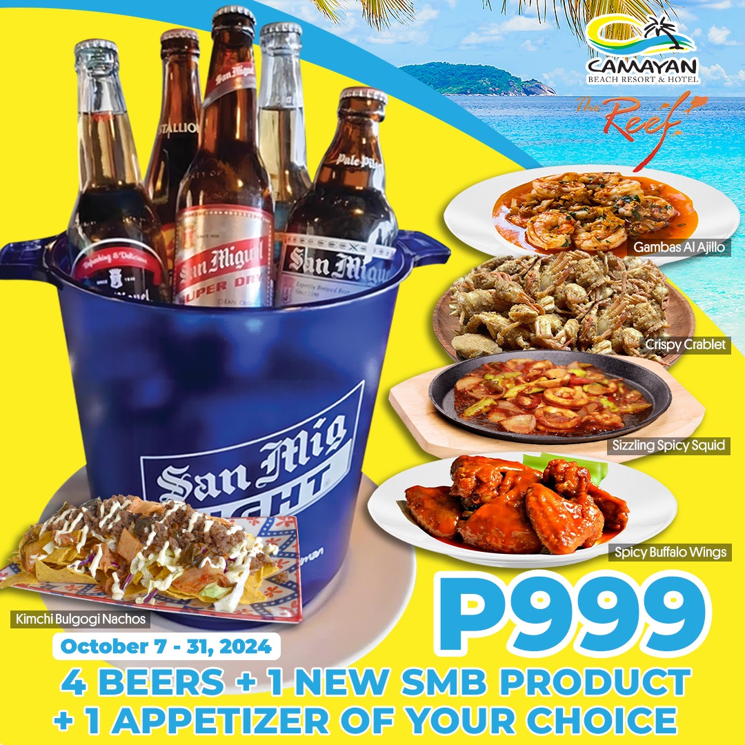 BEER PROMO – 4 BEERS + 1 NEW SMB PRODUCT+ 1 APPETIZER