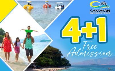 Enjoy Camayan Beach Day Pass 4+1 Free Dea